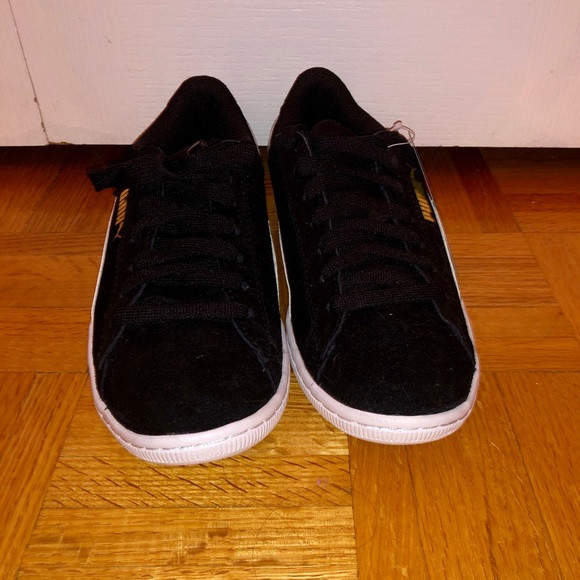 Puma black sneakers with gold accents - Picture 2 of 3